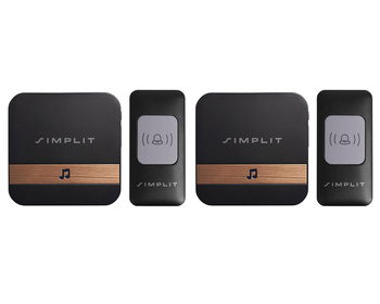 Dzwonek bezprzewodowy 611A 2x Odbiornik 2x Nadajnik