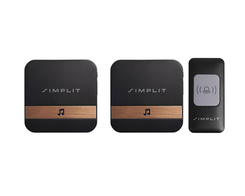 Dzwonek bezprzewodowy 611A 2x Odbiornik 1x Nadajnik