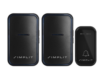 Dzwonek bezprzewodowy A6 2x Odbiornik 1x Nadajnik