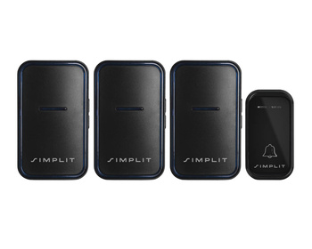 Dzwonek bezprzewodowy A6 3x Odbiornik 1x Nadajnik