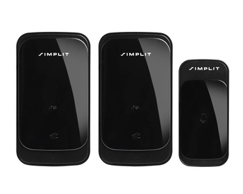 Dzwonek bezprzewodowy Dotykowy C3 2x Odbiornik 1x Nadajnik