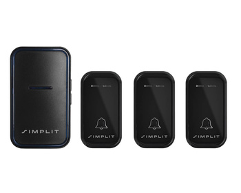 Dzwonek bezprzewodowy A6 3x Nadajnik 1x Odbiornik